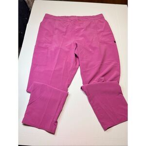 Scrubstar Pink Guava Scrub Pants with Leg Zippers Size 3XL